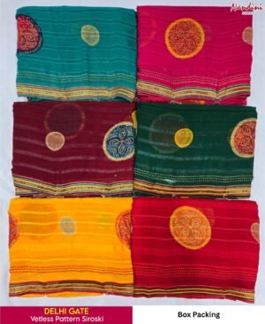 Synthetic Saree Nandini Delhi Gate