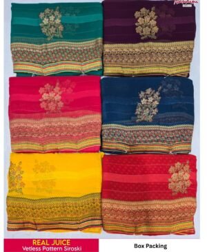 Synthetic Saree Nandini Real Juice