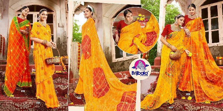 Synthetic Saree Laxmi Shri Balika Vadhu