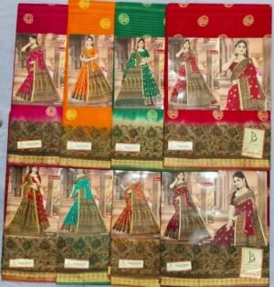 Cotton Saree Bansiwala Chameli Border