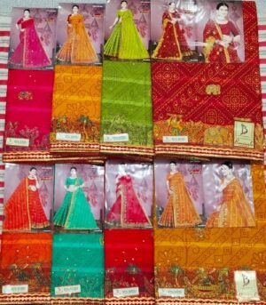 Cotton Saree Bansiwala Royal Bandhej