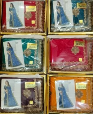 Synthetic Saree Kashvi Jarkan Smile