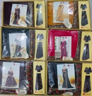 Synthetic Saree Jagdamba Devrani