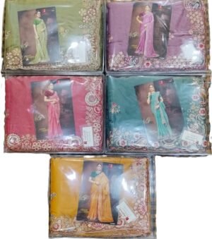 Synthetic Saree Jagdamba Liyana