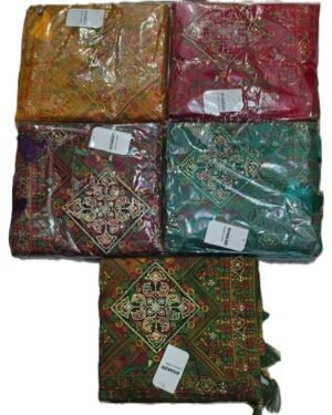 Synthetic Saree Aradhya Minakari