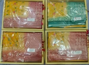 Synthetic Saree Jagdamba Metro Silk