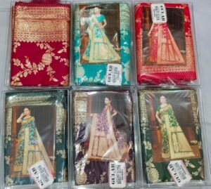 Synthetic Saree Gulab Beauty Queen