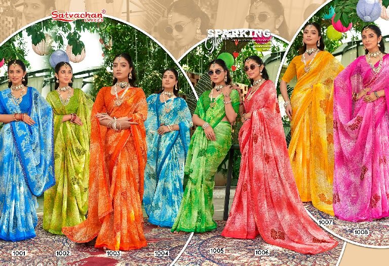 Synthetic Saree Satvachan Australia (Vol)