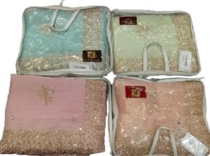 Synthetic Saree Jay Ambey Creation 297