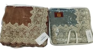 Synthetic Saree Jay Ambey Creation 309