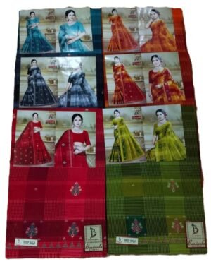 Cotton Saree Bansiwala Deep Kala (Vol)