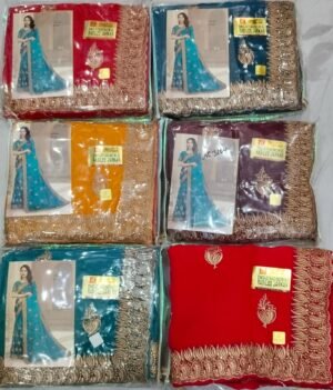 Synthetic Saree Kashvi Rasilee Jarkan