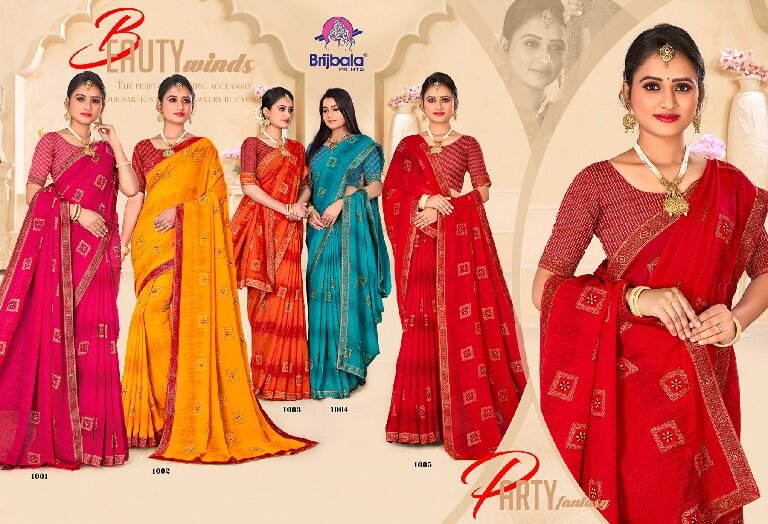 Synthetic Saree Laxmi Shri Non Stop 14