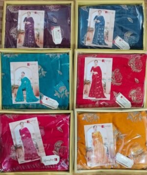 Synthetic Saree Jagdamba Jashmin