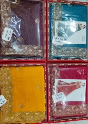 Synthetic Saree Gulab Priyamani