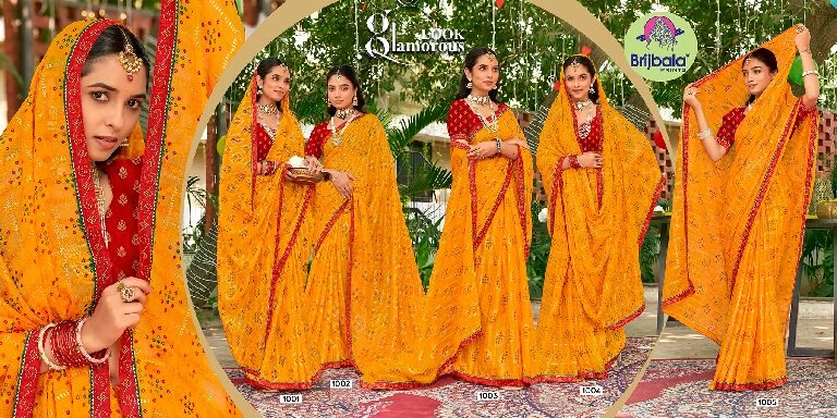 Synthetic Saree Laxmi Shri Aashirwad