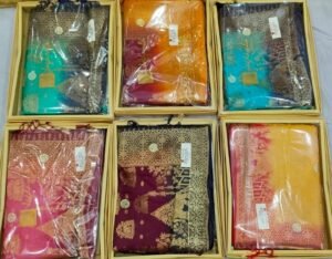 Synthetic Saree Jagdamba Baiju Silk