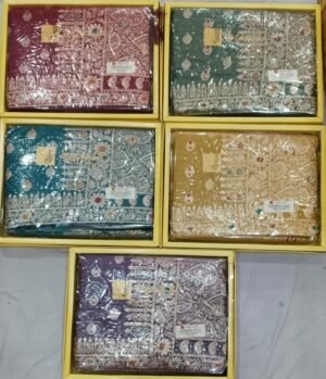 Synthetic Saree Jagdamba Shizuka Silk