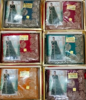 Synthetic Saree Kashvi Jarkan Mahal