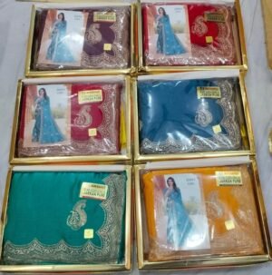 Synthetic Saree Kashvi Jarkan Pure