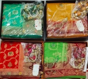 Synthetic Saree Jagdamba Hum Dum