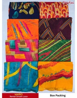 Synthetic Saree Nandini Mario