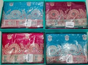 Synthetic Saree Kaite Happy Journey