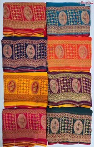 Synthetic Saree Nandini Hungama