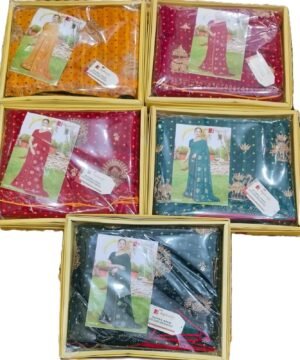 Synthetic Saree Jagdamba Airline