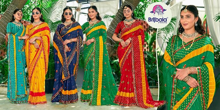 Synthetic Saree Laxmi Shri Jaipuri