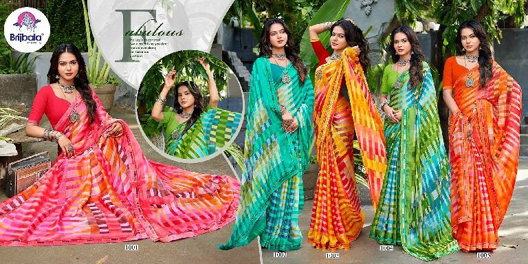 Synthetic Saree Laxmi Shri Saloni