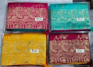 Synthetic Saree Jagdamba Tripti Silk