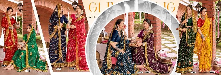 Synthetic Saree Satvachan Reshamiya