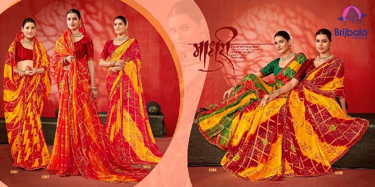 Synthetic Saree Laxmi Shri Brij Lata