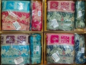 Synthetic Saree Kaite Mangal Sutra
