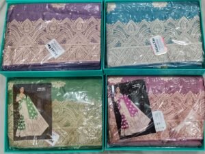 Synthetic Saree Kaite Tajmahal
