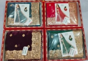 Synthetic Saree Gulab Sarovar