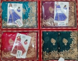 Synthetic Saree Gulab Jagruti