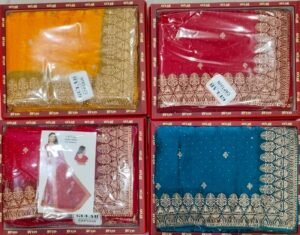 Synthetic Saree Gulab Captain