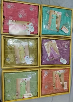 Synthetic Saree Jagdamba Sunmarg