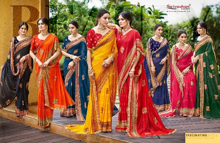 Synthetic Saree Satvachan Cocktail
