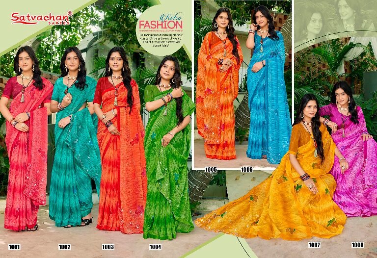 Synthetic Saree Satvachan Don