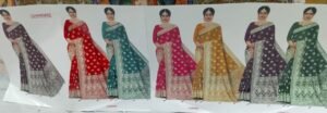 Synthetic Saree Sri Shaktipati Chandani