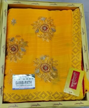 Synthetic Saree Laddu Gopal Garib Rath