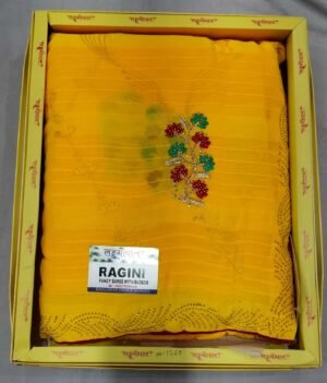 Synthetic Saree Laddu Gopal Ragini