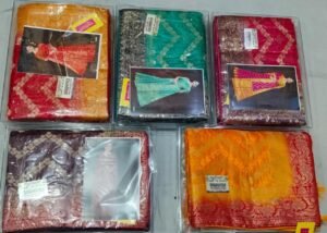 Synthetic Saree Laddu Gopal Gangadhar Silk