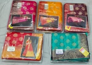 Synthetic Saree Laddu Gopal Soft Silk