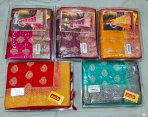 Synthetic Saree Laddu Gopal Vatika Silk