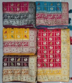 Synthetic Saree Veda Radhey Silk (Vol)