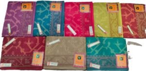 Cotton Saree Mahavir Purnima Jaquard